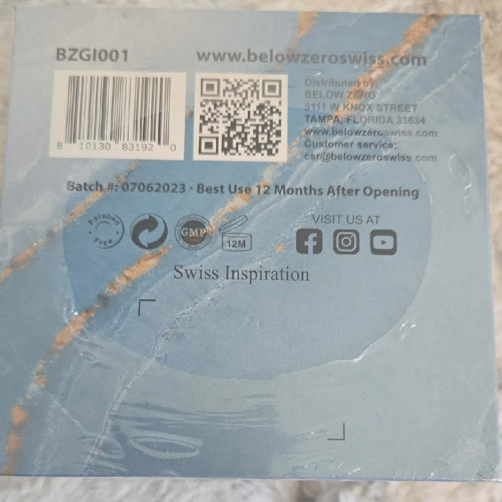 Below Zero Glacier Ice Age Defying Cooling Cream – Nwt-
